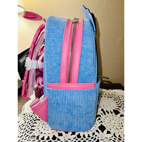 Loungefly Disney Winnie the Pooh Eeyore Peeking Corduroy Backpack & Coin Bag - Picture 5 of 8